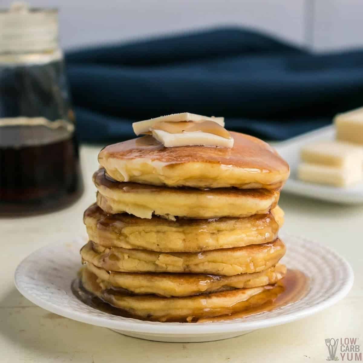 Oat fiber keto pancakes recipe