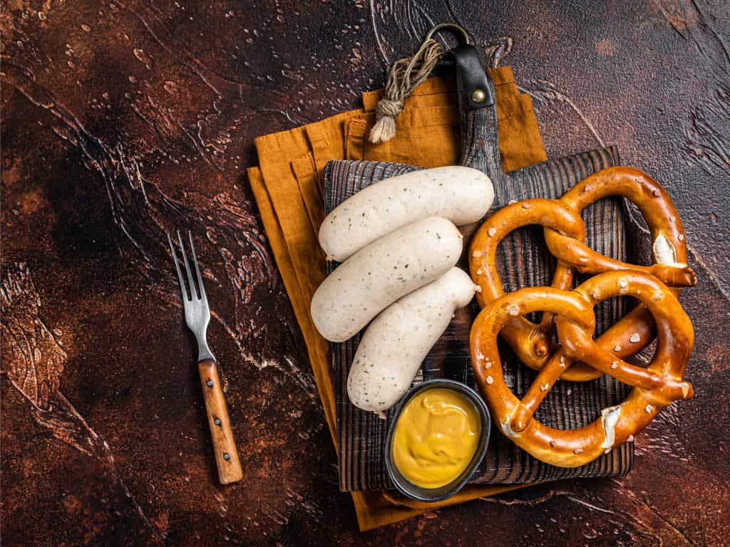 Traditional german pretzel